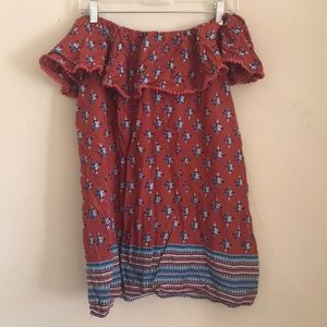 Boho off the shoulder top